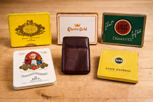 Lotto latta sigarette - , vintage